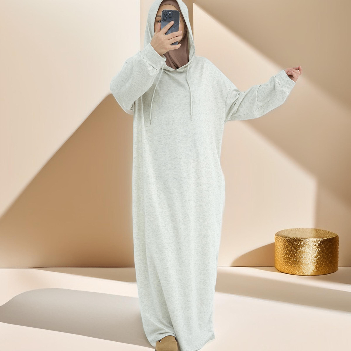 Effortless Everyday Sweatshirt Abaya Dress - Try Modest Limited