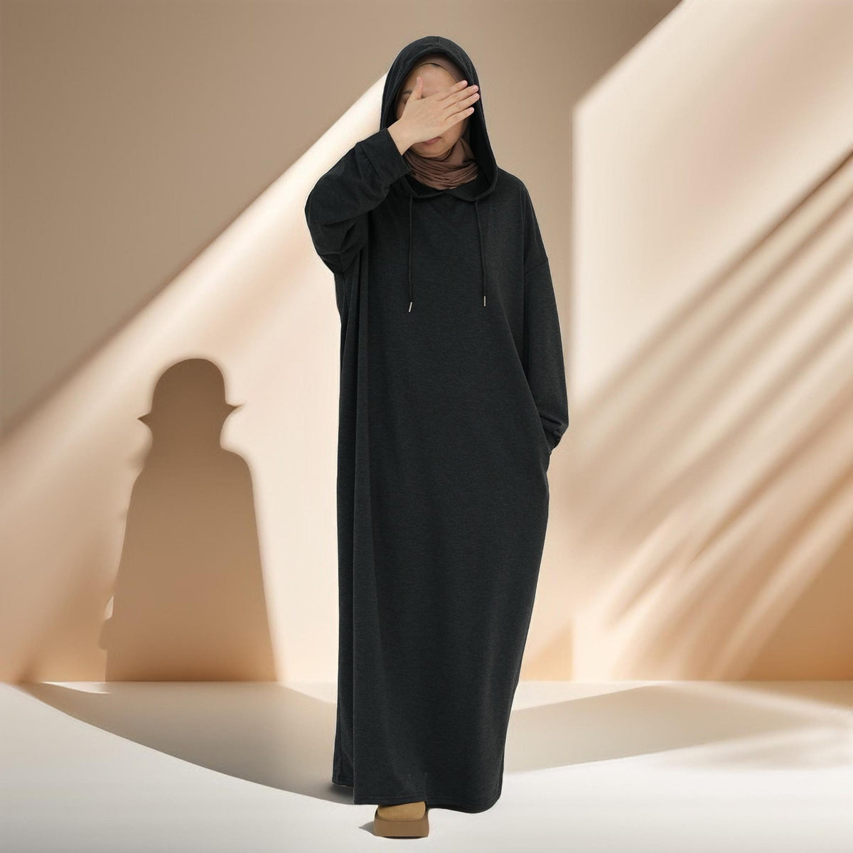 Effortless Everyday Sweatshirt Abaya Dress - Try Modest Limited