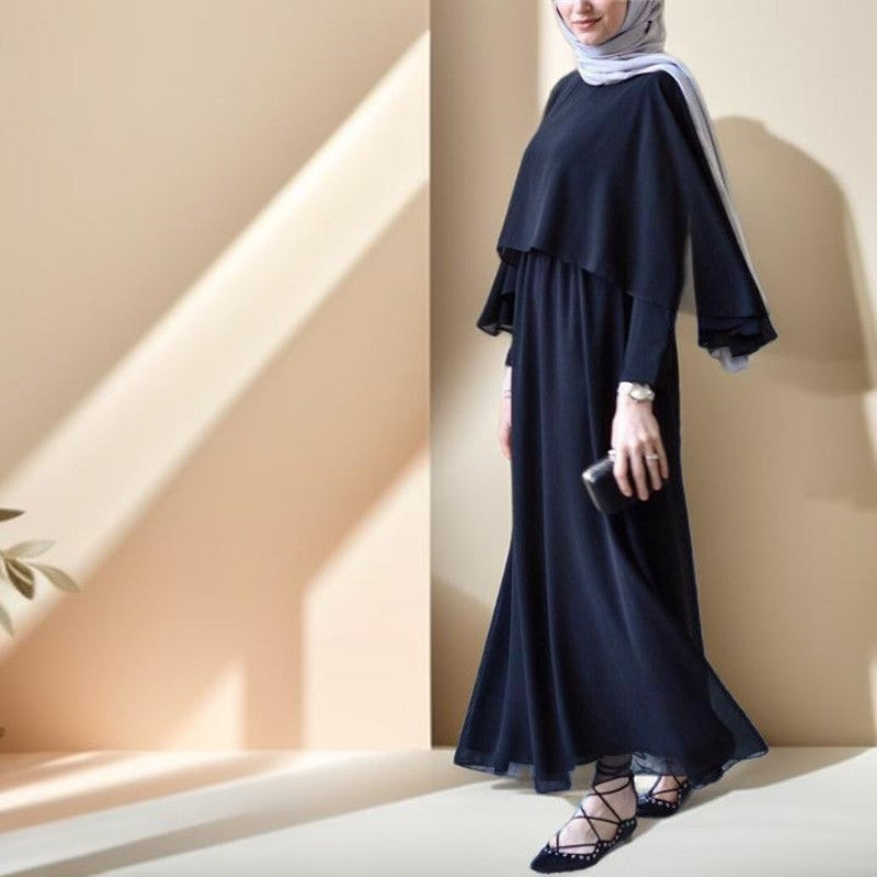 Elegant cape dress- Abaya dress - Try Modest Limited