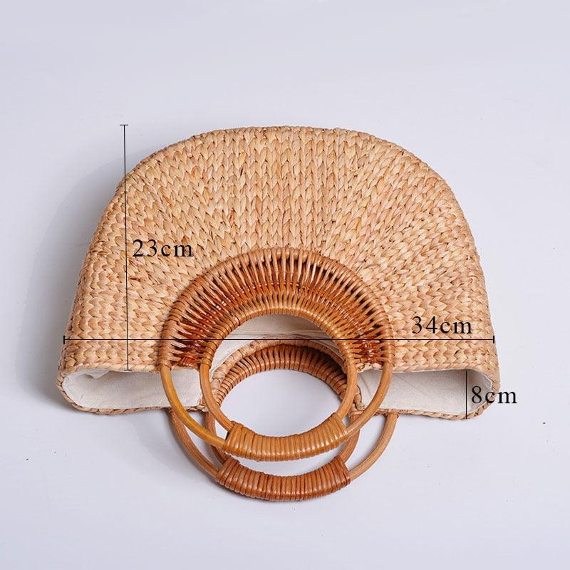 Elegant woven straw beach bags - Try Modest Limited