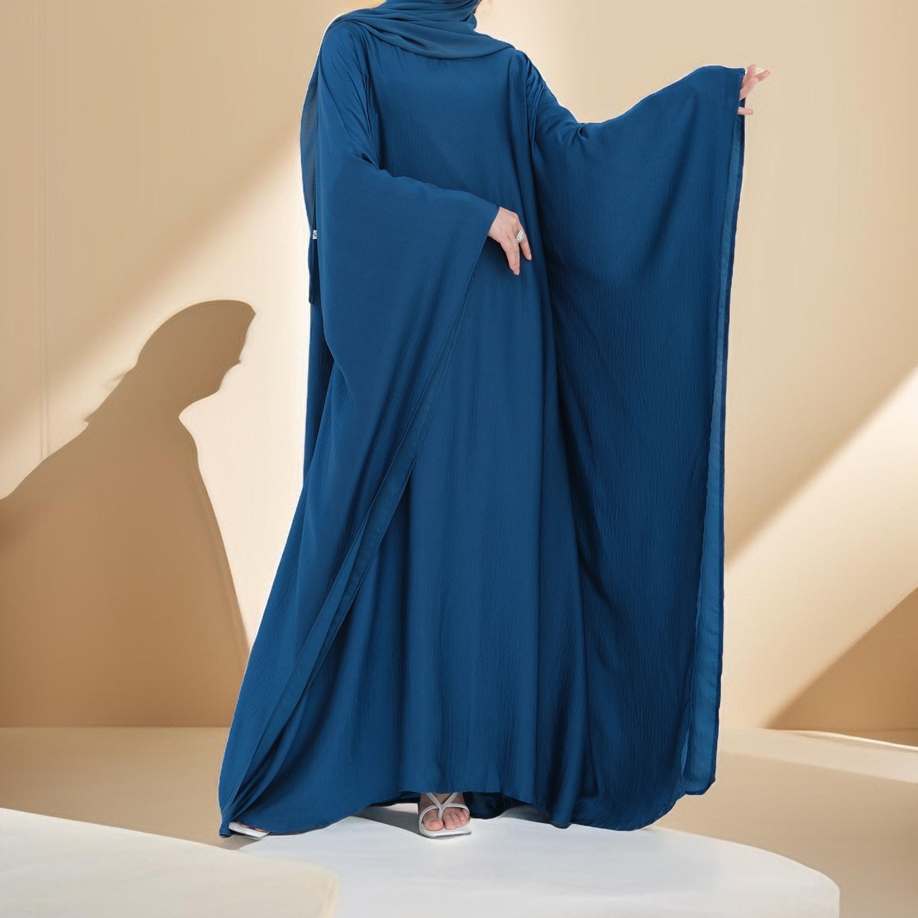 Elegant Flattering Dress with Inner Tie Belt - Try Modest Limited 