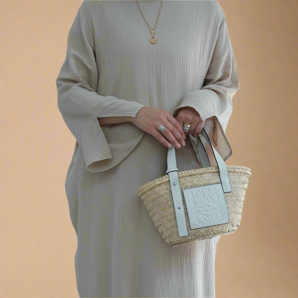 Ember Modest Abaya Dress with Pocket and Split Sleeve Cuffs Try Modest Limited