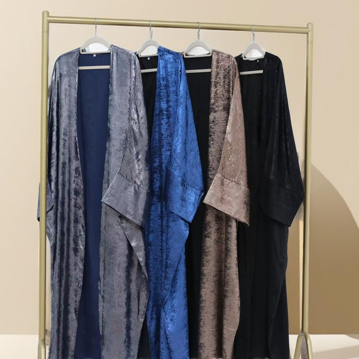 Emirati Shimmer Open Abaya - Try Modest Limited