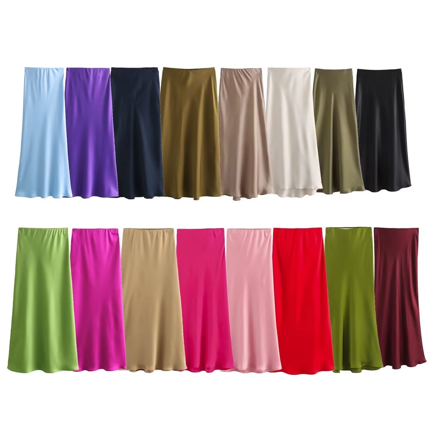 Essential satin skirt Try Modest Limited