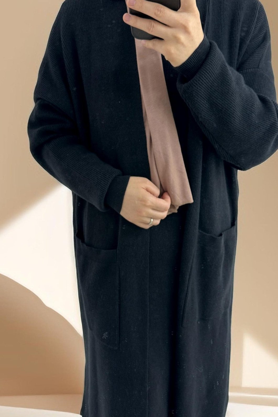 Essential Abaya Cardigan Knit Set - Try Modest Limited