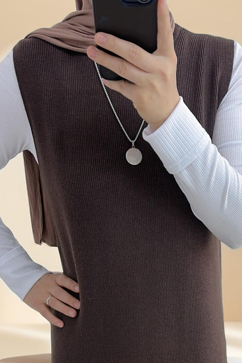 Essential Abaya Cardigan Knit Set - Try Modest Limited