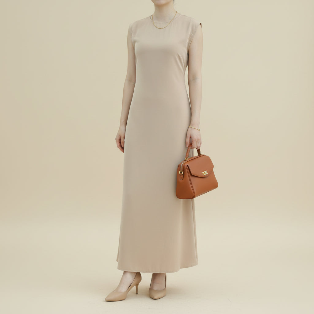 Essential Sleeveless Under-Abaya Slip Dress | Modest Inner Layer