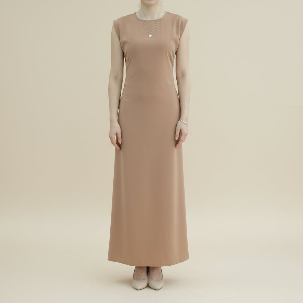 Essential Sleeveless Under-Abaya Slip Dress | Modest Inner Layer