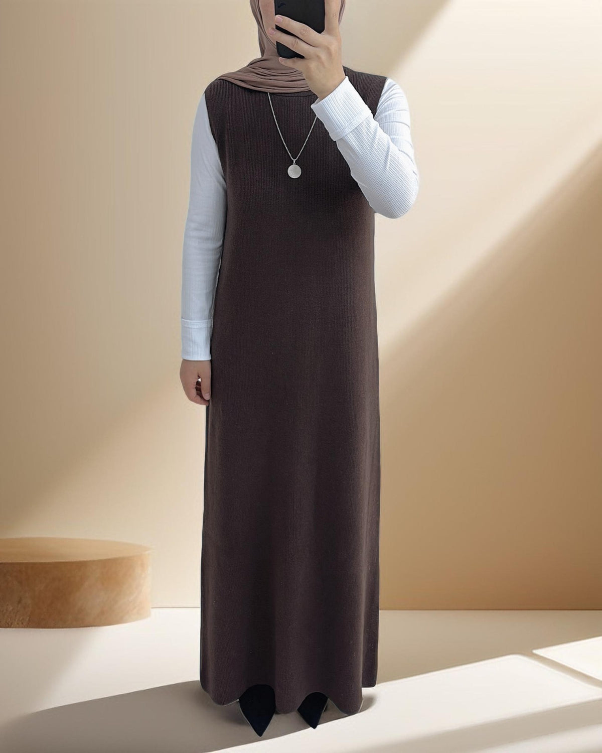 Essential Abaya Cardigan Knit Set - Try Modest Limited
