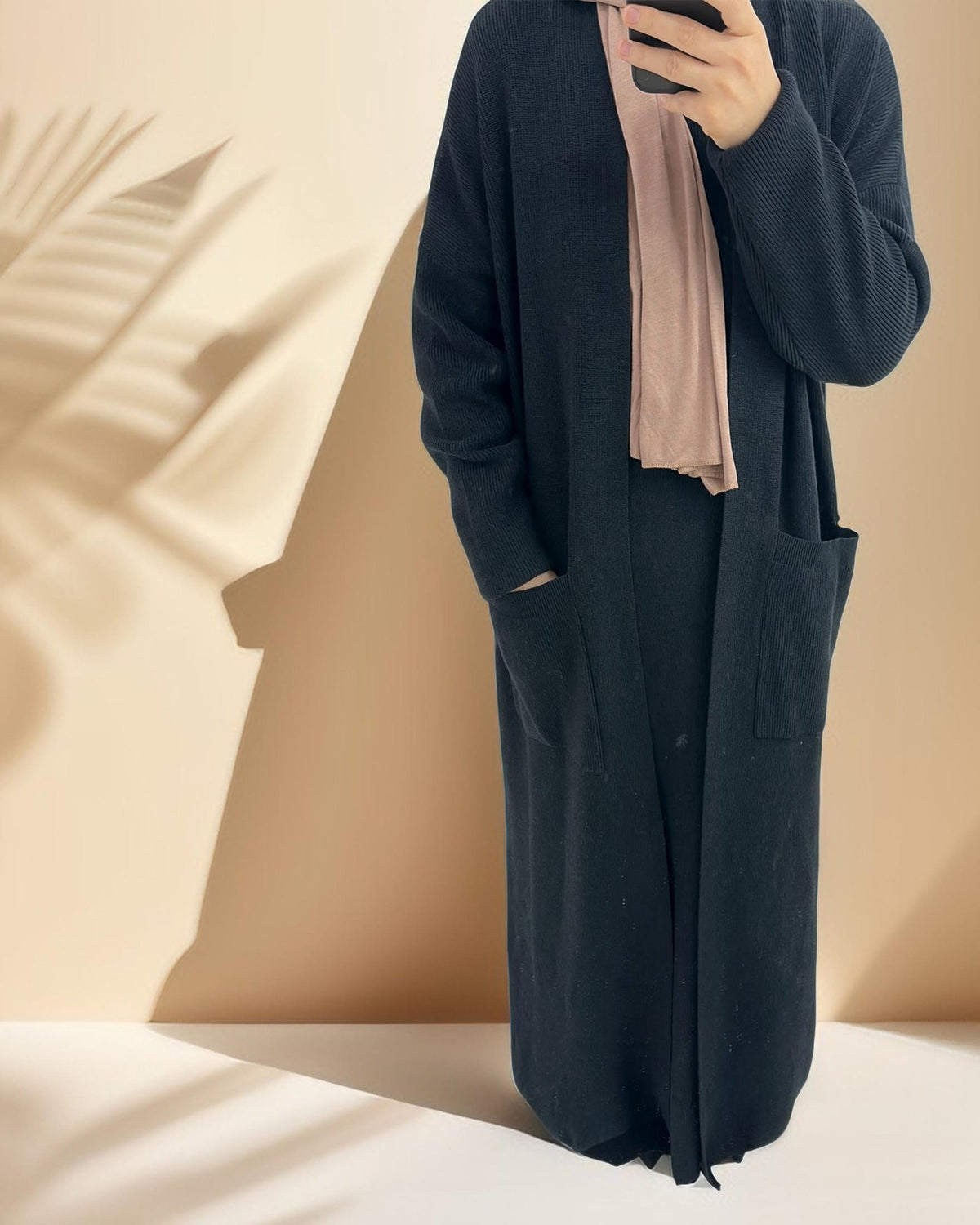 Essential Abaya Cardigan Knit Set - Try Modest Limited