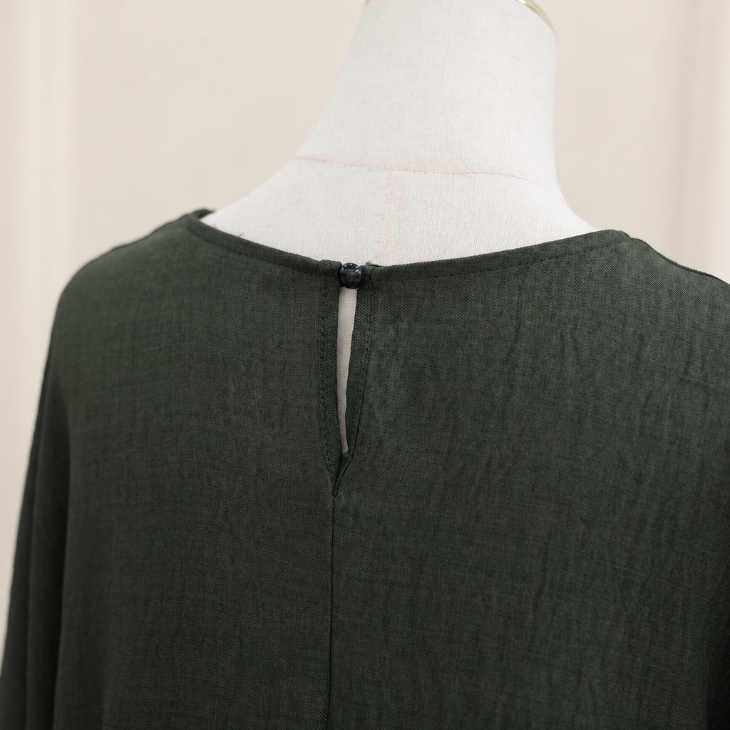 Estelle gerafftes Abaya-Set zum Binden an der Seite