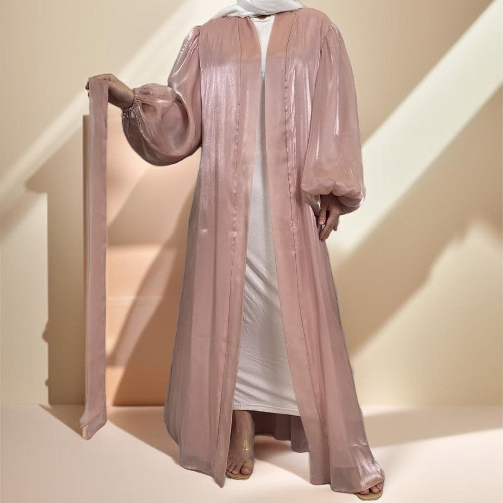 Evening kaftan/abaya with lantern sleeves - Try Modest Limited 