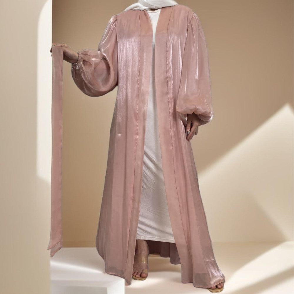 Evening kaftan/abaya with lantern sleeves - Try Modest Limited 