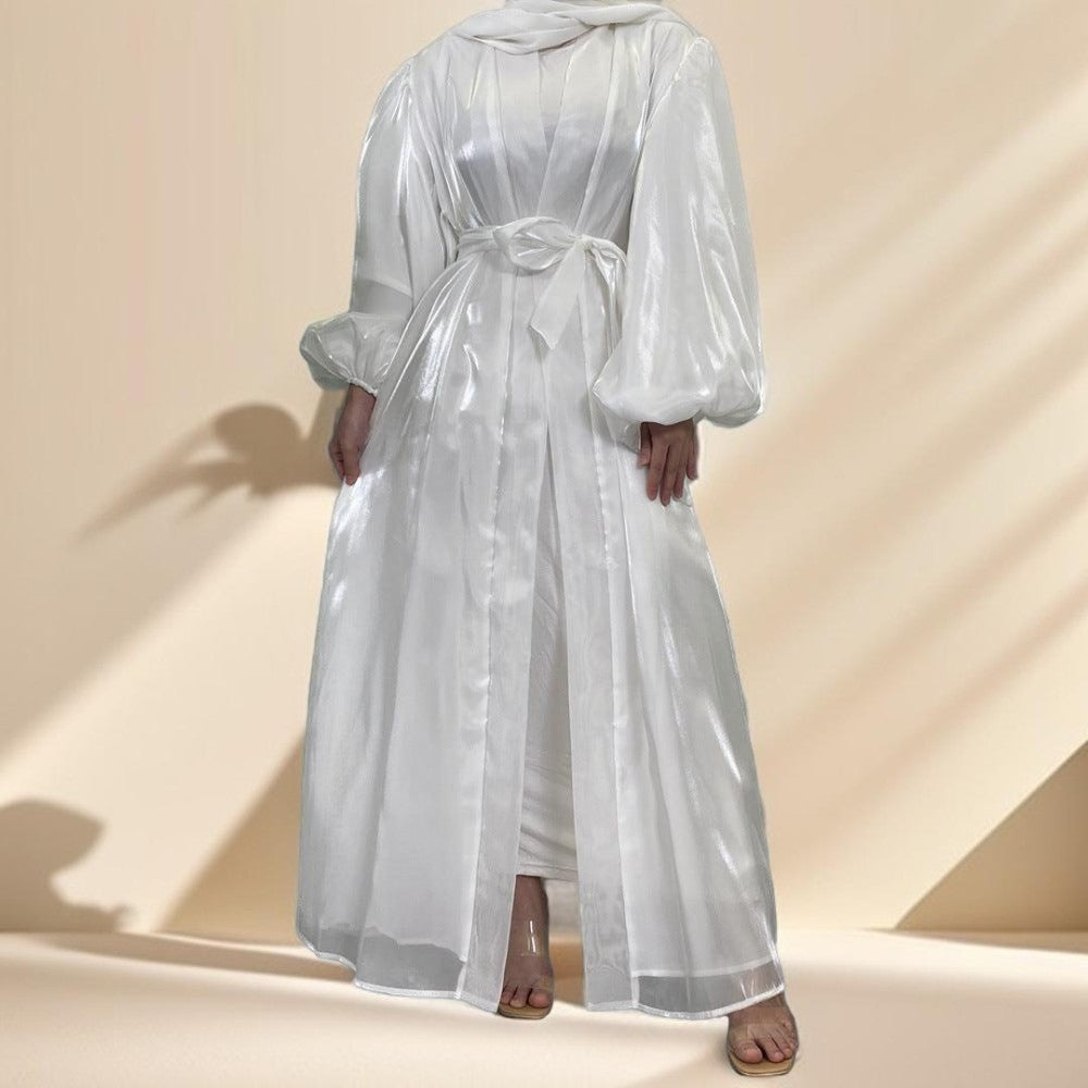 Evening kaftan/abaya with lantern sleeves - Try Modest Limited