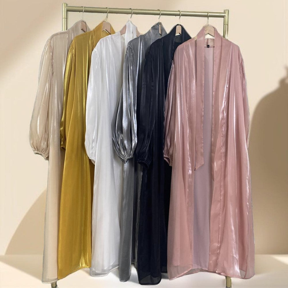 Evening kaftan/abaya with lantern sleeves - Try Modest Limited 