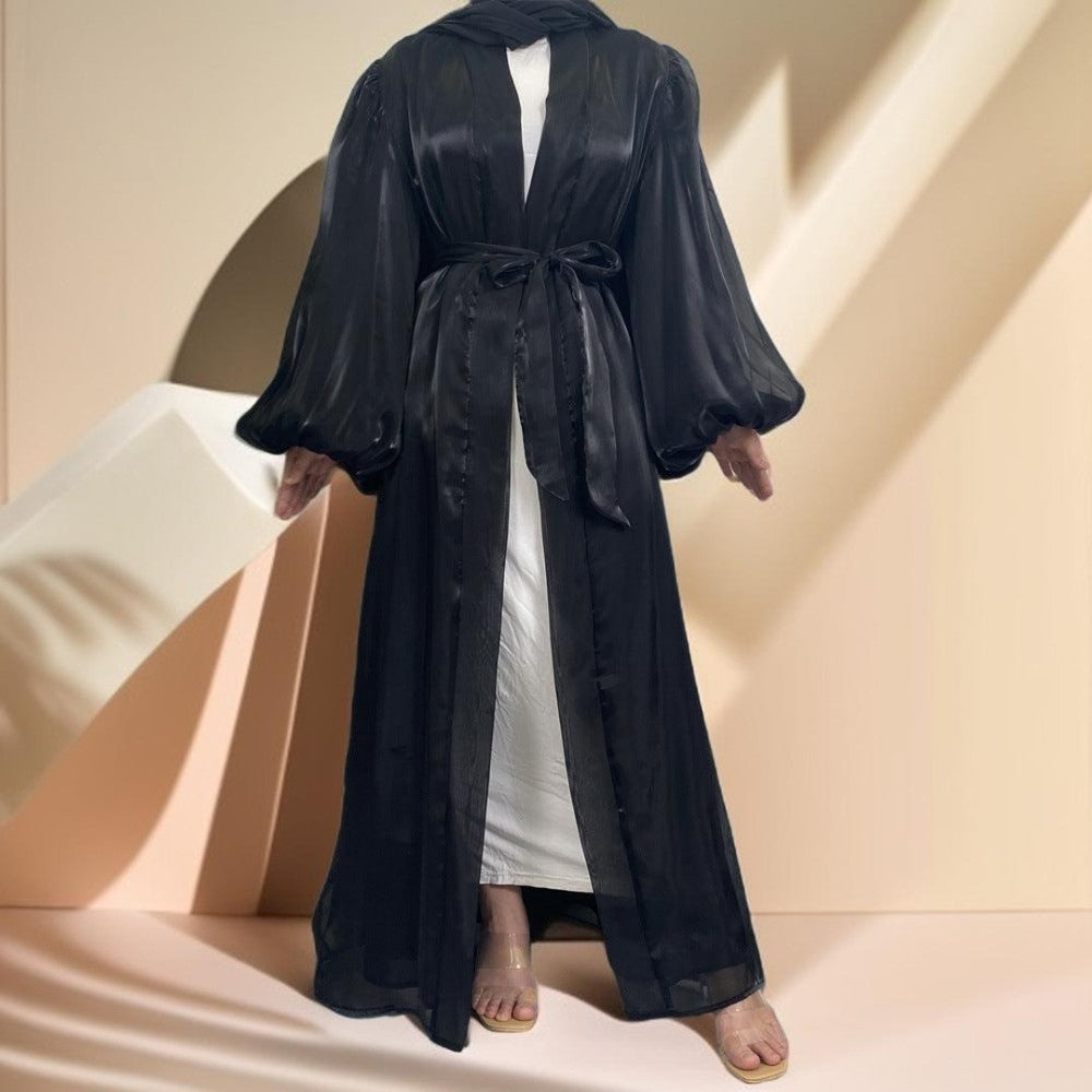 Evening kaftan/abaya with lantern sleeves - Try Modest Limited 