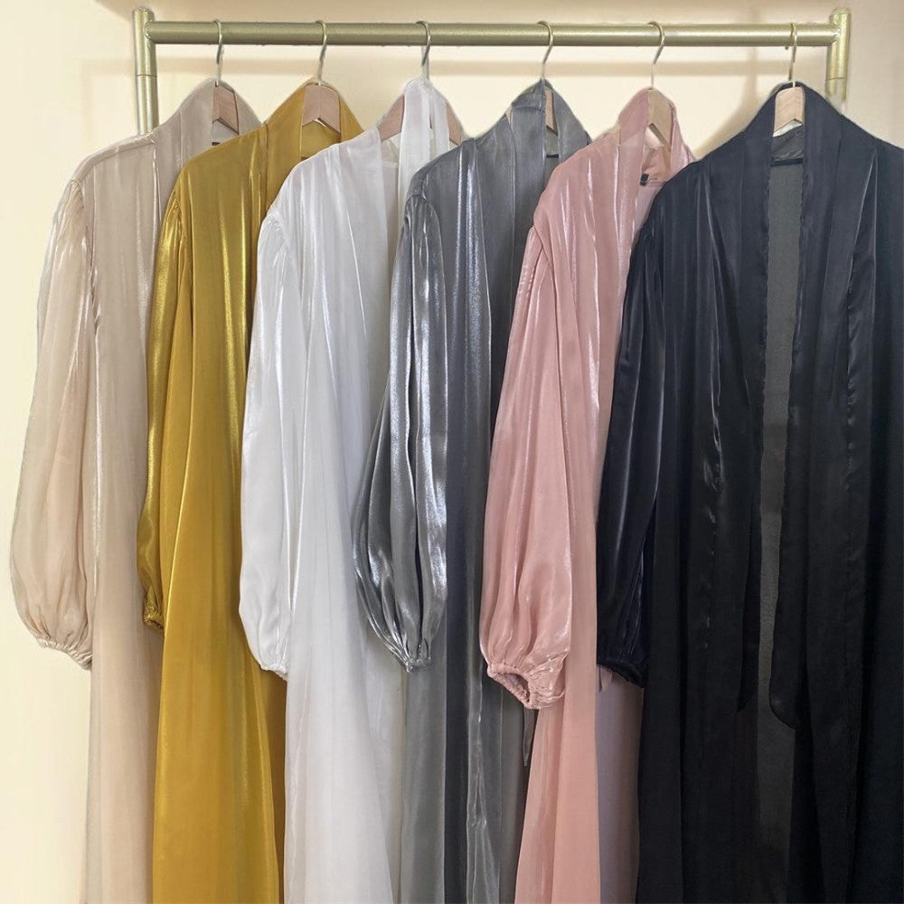 Evening kaftan/abaya with lantern sleeves - Try Modest Limited 