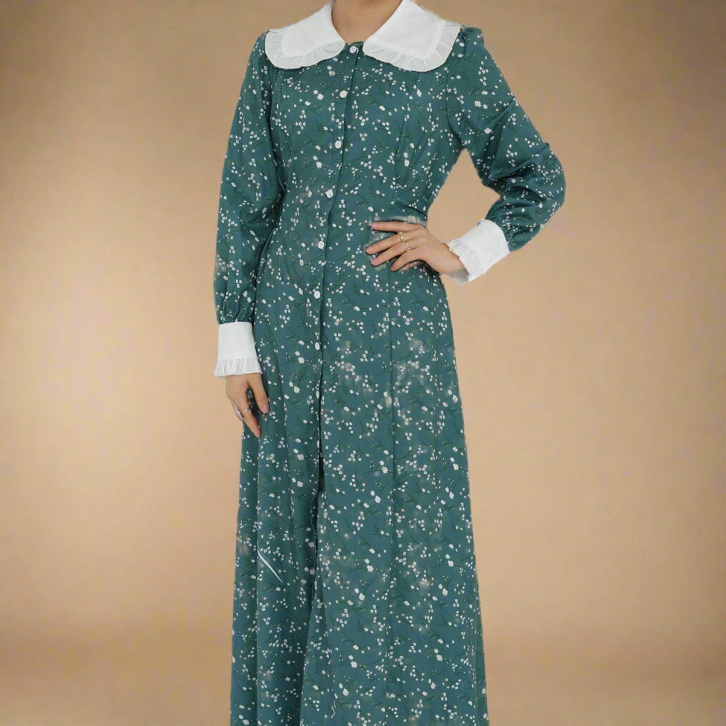 Evergreen Bloom- Modest summer dress - Try Modest Limited