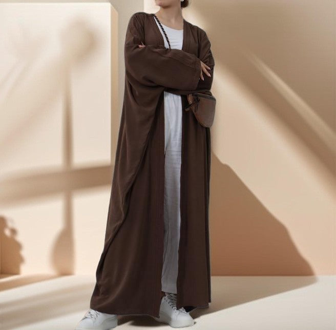 Exquisite Embroidered Lace Dress Abaya/Robe - Try Modest Limited