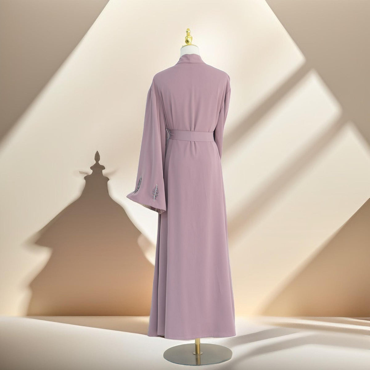 Eyana 2 PC Embroidered  Abaya Set - Try Modest Limited