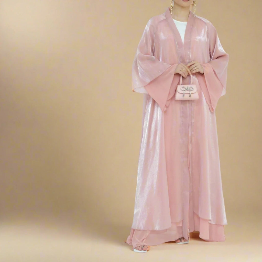 Fairytale Reversible Organza Abaya - Try Modest Limited