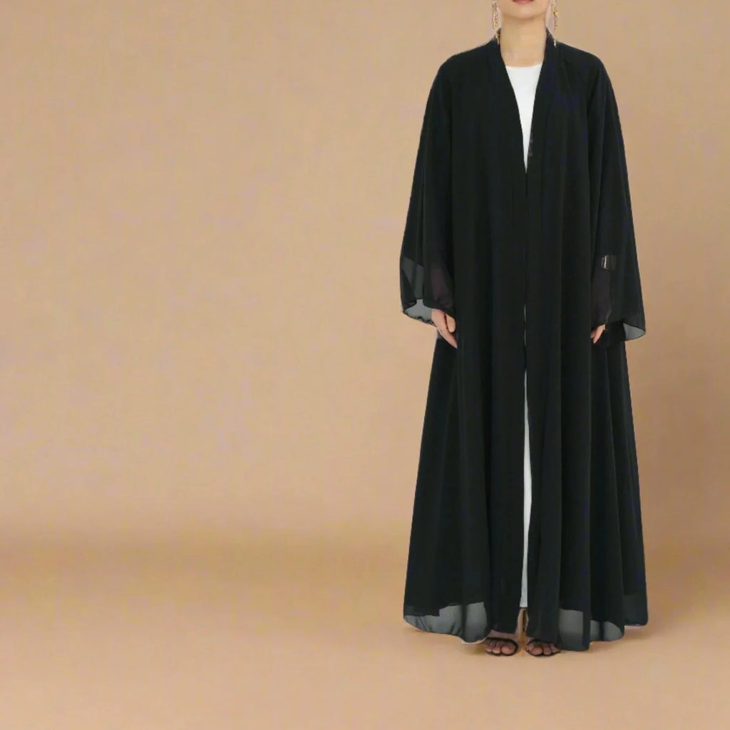 Fairytale Reversible Organza Abaya - Try Modest Limited