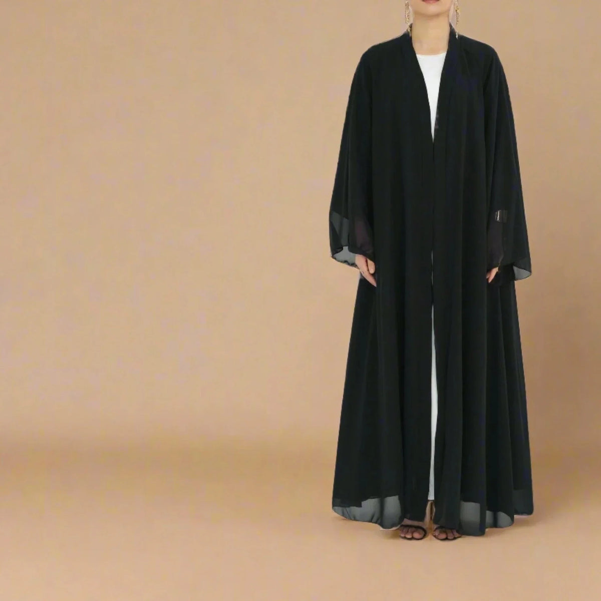 Fairytale Reversible Organza Abaya - Try Modest Limited