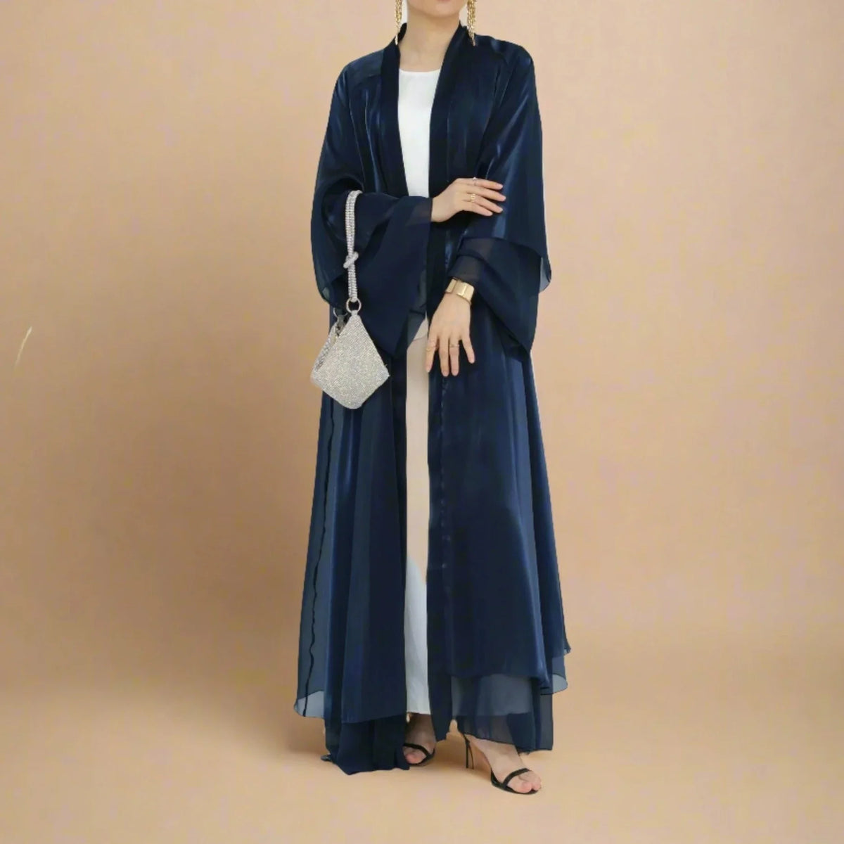 Fairytale Reversible Organza Abaya - Try Modest Limited