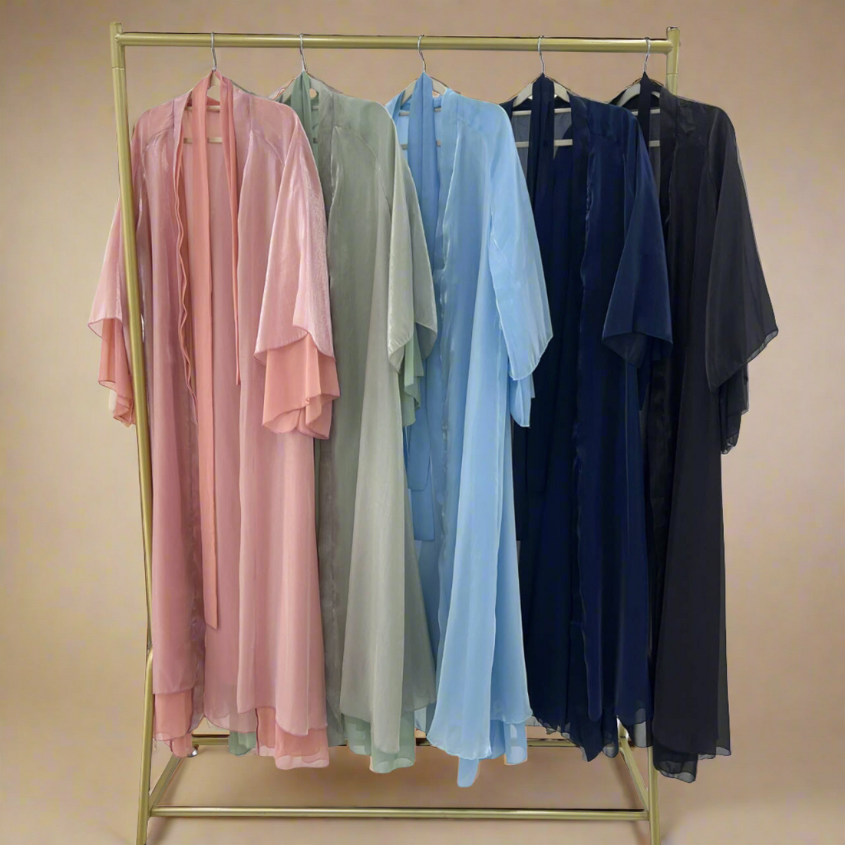 Fairytale Reversible Organza Abaya - Try Modest Limited