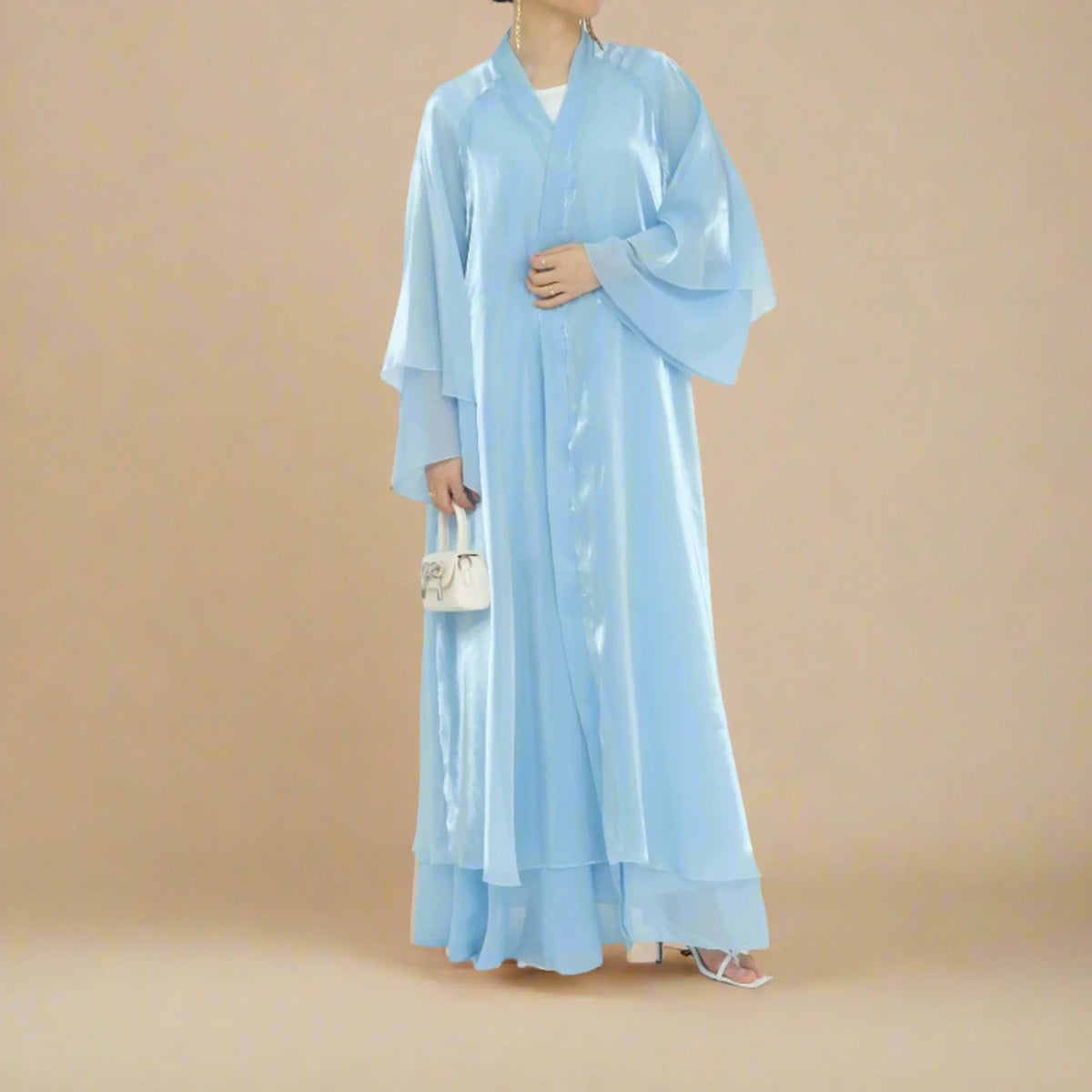 Fairytale Reversible Organza Abaya - Try Modest Limited