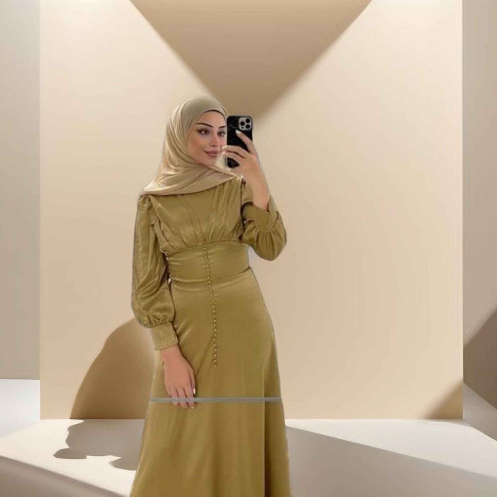 Festive dubai style-Evening dress - Try Modest Limited