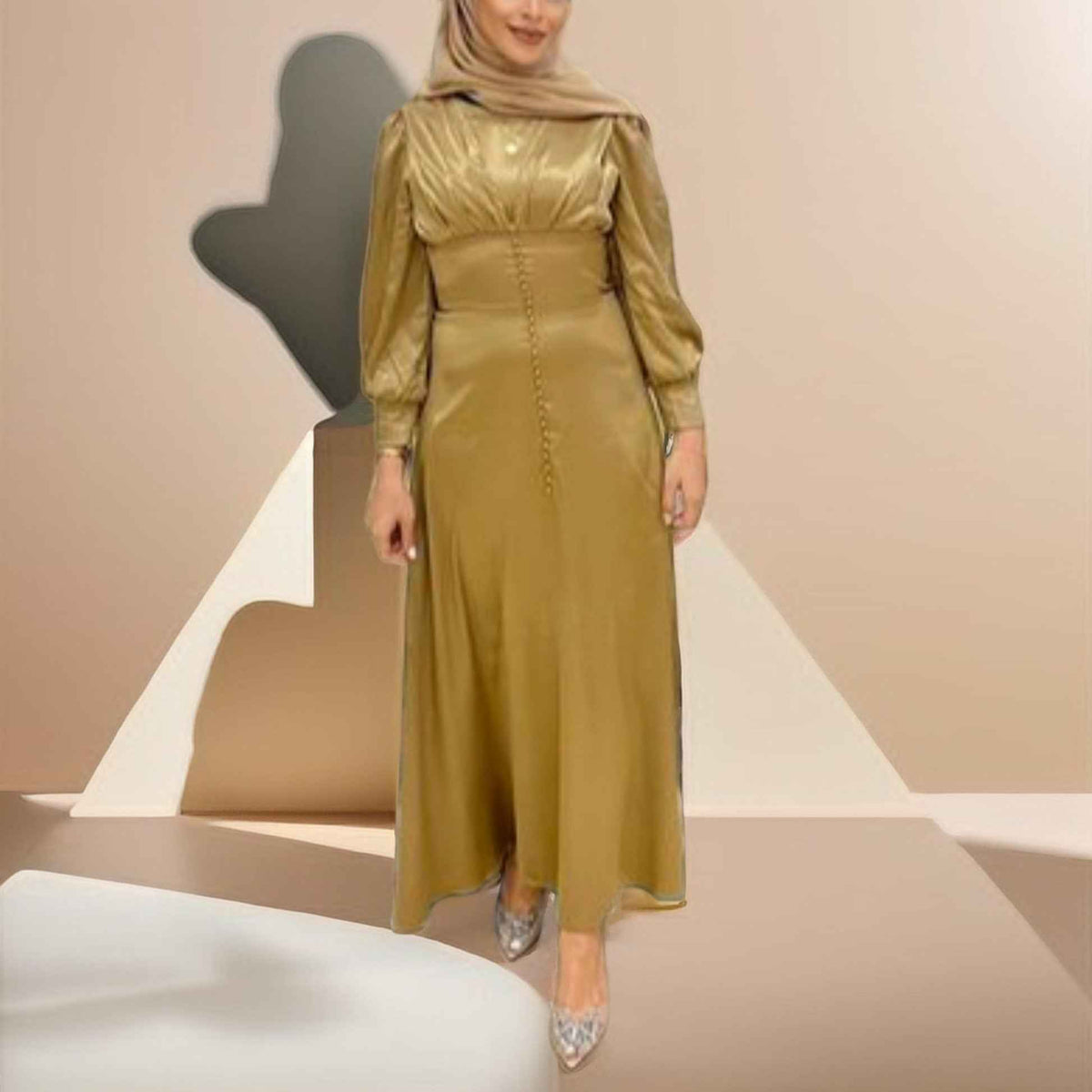 Festive dubai style-Evening dress - Try Modest Limited
