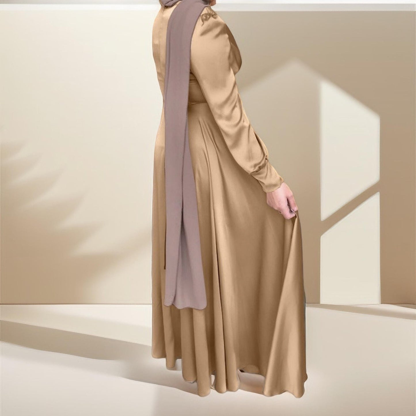 Festive dubai style-Evening dress - Try Modest Limited 