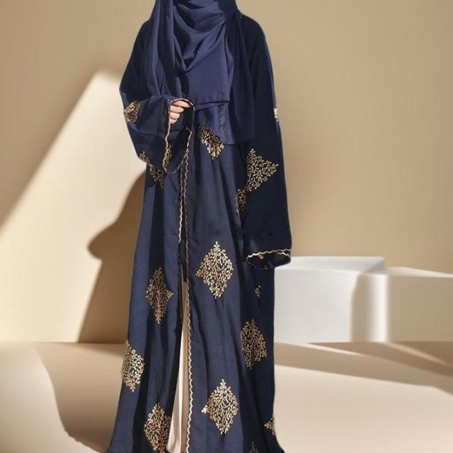 Festive open abaya - Try Modest Limited
