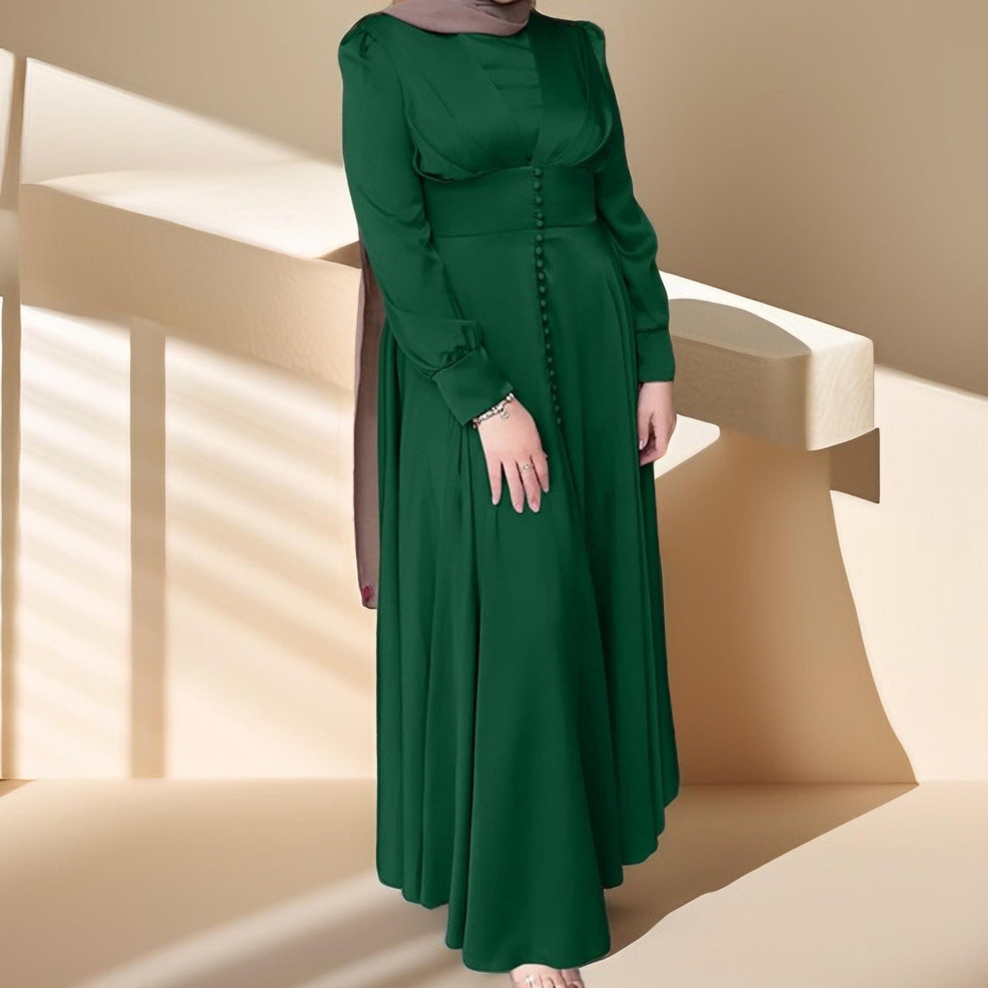 Festive dubai style-Evening dress - Try Modest Limited 