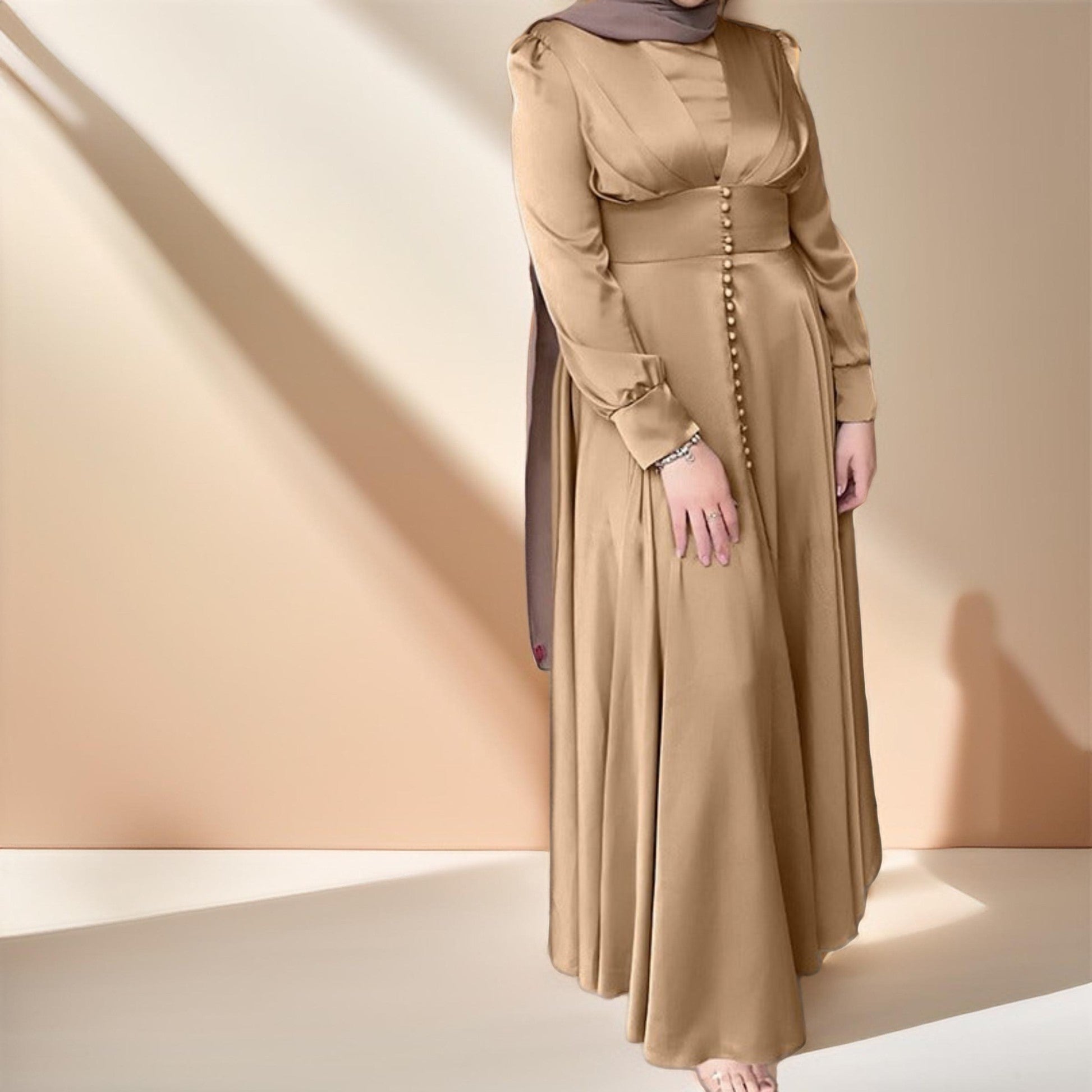 Festive dubai style-Evening dress - Try Modest Limited 