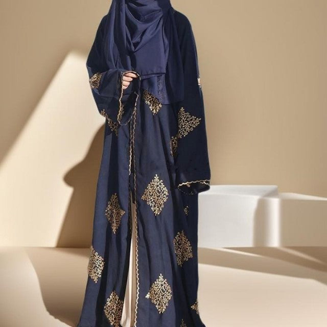 Festive open abaya - Try Modest Limited 