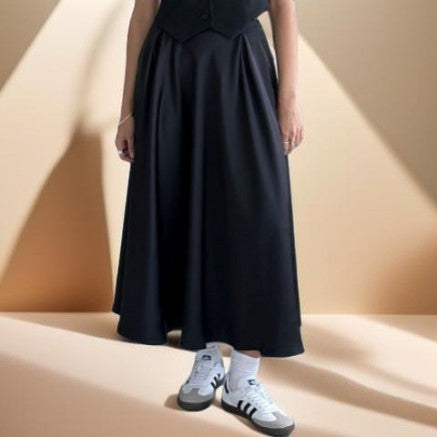 Flowing Satin Maxi Skirt - Try Modest Limited