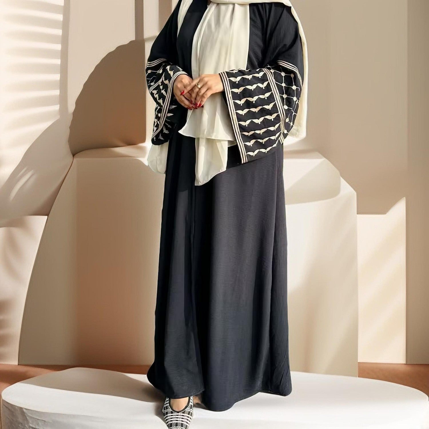 Freedom Keffiyeh Abaya - Try Modest Limited 