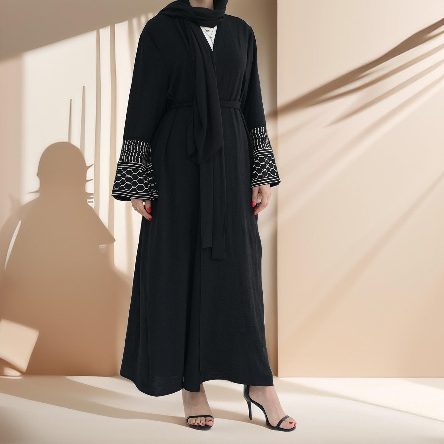 Freedom Keffiyeh Abaya - Try Modest Limited 