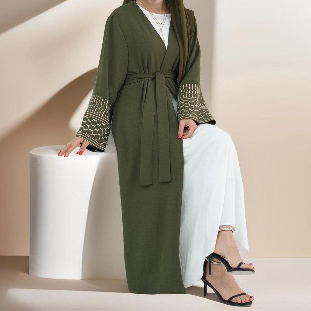 Freedom Keffiyeh Abaya - Try Modest Limited