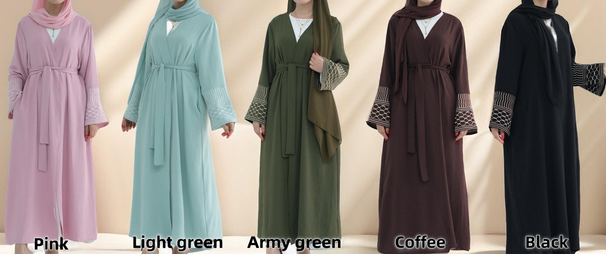 Freedom Keffiyeh Abaya - Try Modest Limited 