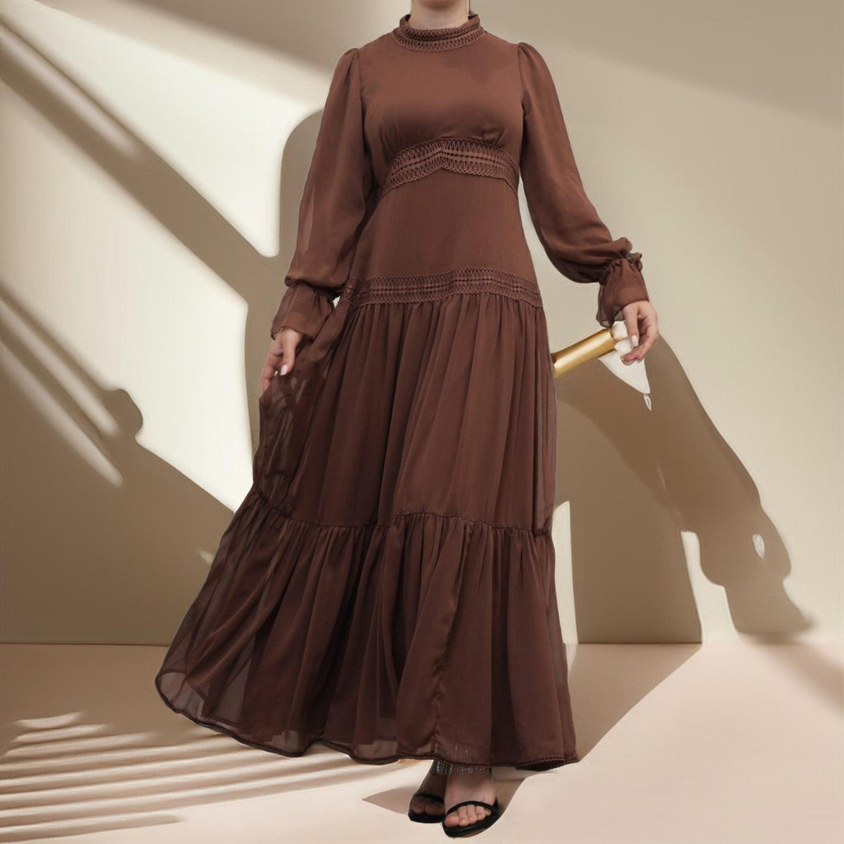 French style maxi dress - Try Modest Limited