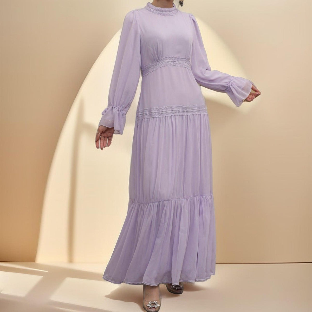 French style maxi dress - Try Modest Limited