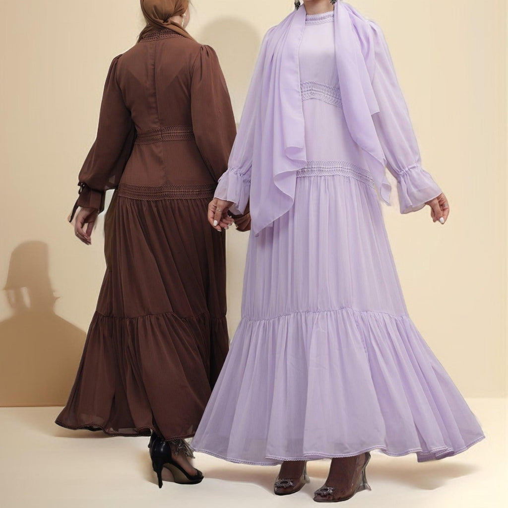 French style maxi dress - Try Modest Limited