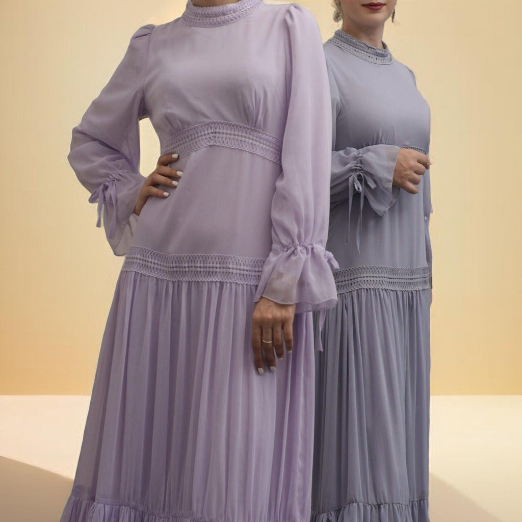 French style maxi dress - Try Modest Limited