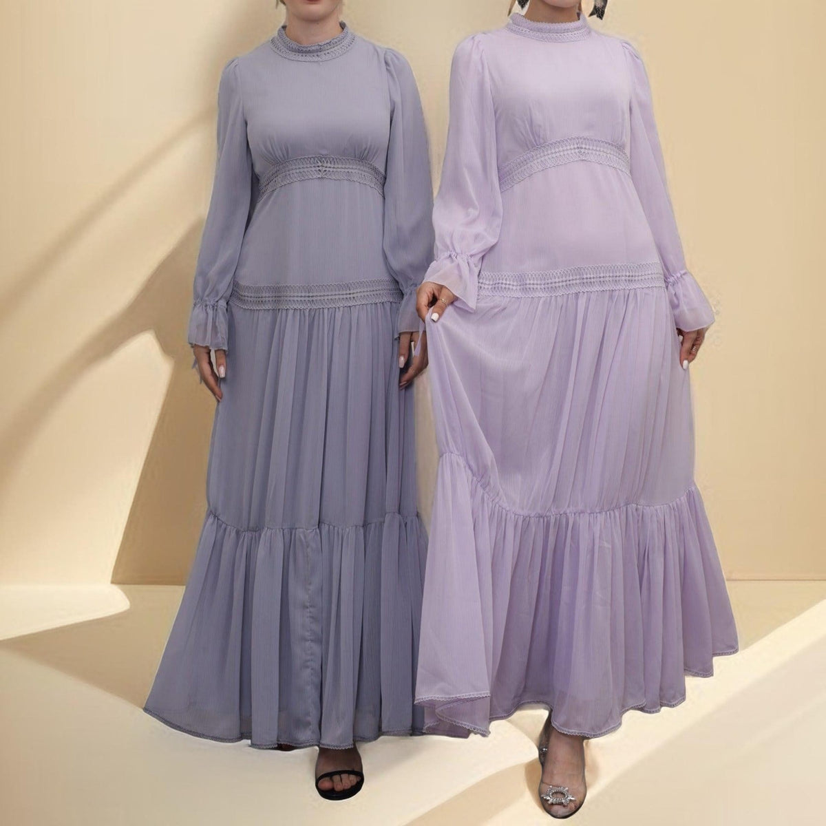 French style maxi dress - Try Modest Limited