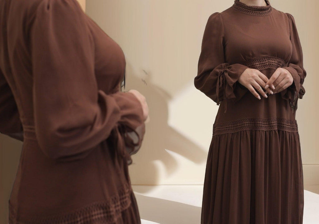 French style maxi dress - Try Modest Limited