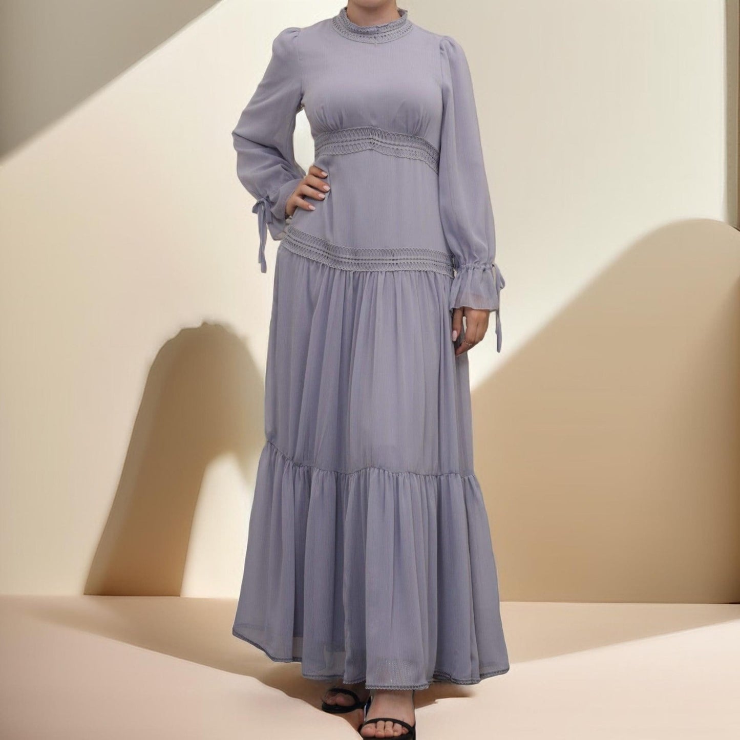 French style maxi dress - Try Modest Limited 