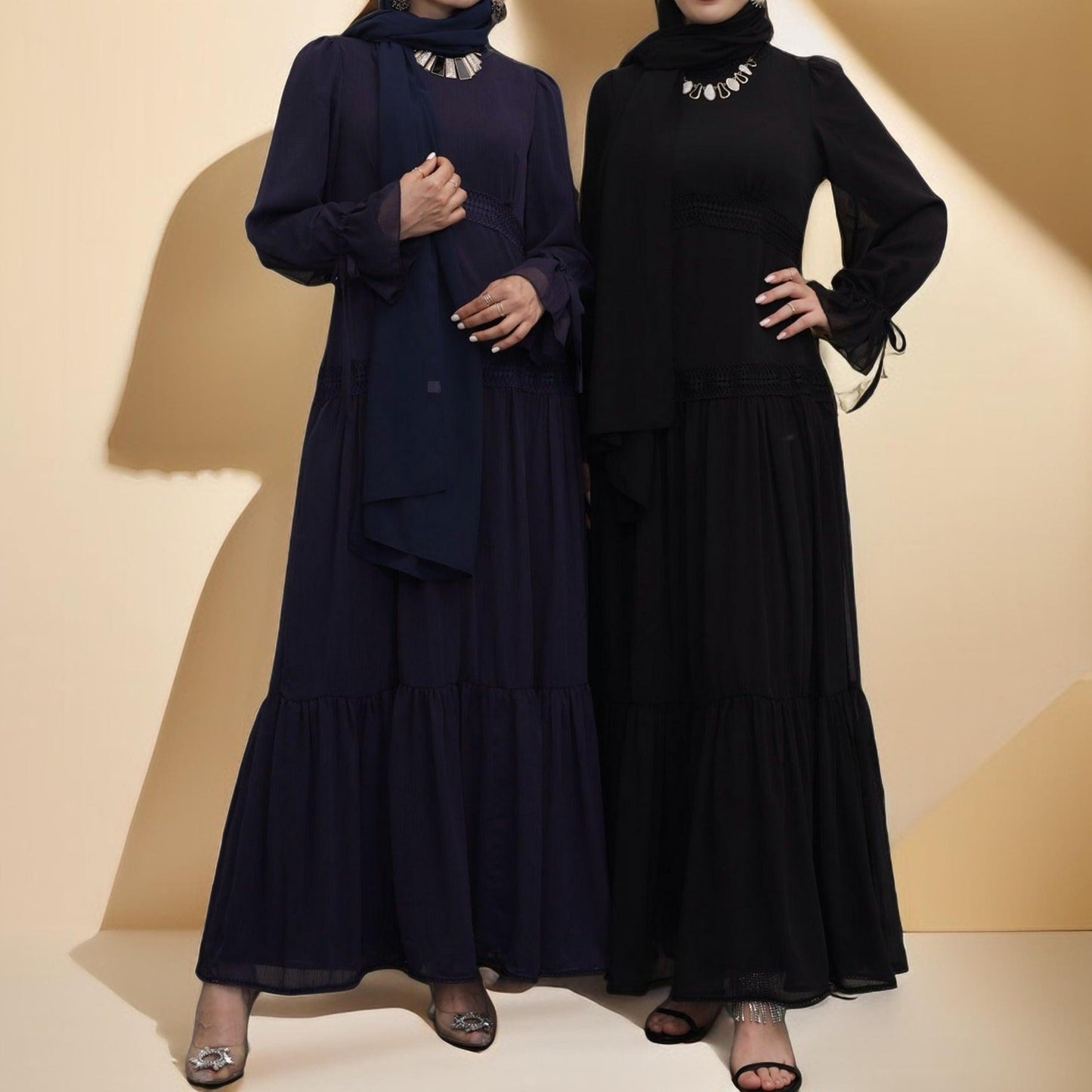 French style maxi dress - Try Modest Limited 